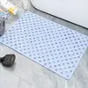 Tapete Quadrado Antiderrapante Tapete de Banheiro Antiderrapante Doméstico Tapete de Chão com Ventosa para Box de Banheiro Tapete de Massagem para Pés de Banheiro