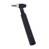 Cabeça de pistola de soldagem a arco de argônio WP17/12, tela defletora refrigerada a água, cauda longa e curta, interruptor de braçadeira de cobre e tungstênio, bico de porcelana