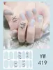 Pegatinas para uñas TE, sin cocción, de moda, finas, arte de uñas de cobertura completa listo para usar, pegatinas de uñas vestibles temu, Sudeste Asiático, Japón, Corea