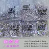 Multi-especificação Meia-face Sereia Bolhas Pequenas Redondas Fundo Plano Strass Vidro Lote Inteiro Brilhante Acessórios DIY Strass para Unhas Yiwu