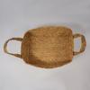 Cesta de Verduras Hecha a Mano Lista para Usar del Fabricante, Trenzado de Tule con Clavo de Máquina y Asa, Cesta Azul de Almacenamiento para Pan al por Mayor