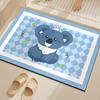 Tapete de Chão para Banheiro Desenho Animado Lama de Diatomáceas Absorvente de Água Secagem Rápida Capacho Banheiro Vaso Sanitário Antiderrapante Tapete para Pés Tapete Personalizado com Fotos
