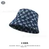 Novo Chapéu de Pescador Retrô para Mulheres, Viseira de Proteção Solar, Chapéu Bacia Versátil de Sarja Lavada, Rosto Pequeno