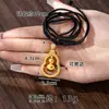 Nuevos Pendientes de Calabaza Fulu Incrustados de Diamantes para Mujer, Moda China, Collar de Oro Arena Vietnamita, Estilo Palacio Retro, Joyería de Larga Duración
