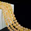 Jiuruiya Resina Amarela Cristal Flor de Cristal Calcedônia Contas Soltas Acessórios para Joias DIY Semi-Acabados Venda Direta da Fábrica