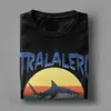 Camiseta Casual Tralalero Tralala Algodão Masculina Feminina