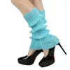 Meias de Lã Quentes para Mulheres no Inverno Cor Pura Polainas Adultas Atacado Meias Coreanas de Pelo Outono e Inverno Coberturas de Pé Tricotadas Coloridas