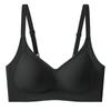 Sujetador Perforado de Seda de Hielo sin Costuras para Mujer, Copa Fija, Push-Up, Ajustable, Transpirable, para Estudiantes