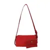 Bolsa Simples para o Trabalho Feminina Pequena Quadrada 2026 Novo Estilo Bolsa de Ombro Versátil Bolsa de Mão Cor Sólida Nicho Versátil Nylon