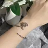 Pulsera con Cuentas de Rosa de Diseño de Nicho Versa Nueva de Verano para Niña Dulce Fresca Cool Pulsera Ajustable