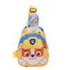 Nueva Bolsa de Pecho para Niños de Comercio Exterior Huella de Cachorro de Dibujos Animados Patrulla Canina Pequeña Bolsa Cruzada para Niño Linda Cartera Pequeña Mochila para Niña