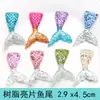 Accesorios de resina con forma de cola de sirena, pegamento para manualidades, carcasa de teléfono móvil, decoración de tartas y tarjetas.