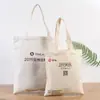 Atacado do Fabricante Bolsa de Lona Portátil Bolsa de Lona Criativa de Desenho Animado Ombro Estilo Japonês Fofa Compras Estudante Logo Imprimível