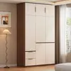 Guarda-roupa Doméstico Armário de Armazenamento de Quarto Para Alugar Porta Dupla Dividida Econômico Armário de Armazenamento Infantil Armário de Janela de Canto