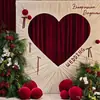 Check-In de Fotos de Boda Área de Fotos Decoración de Pared con Fondo de Corazón Tela Tela de Fondo con Forma de Corazón para Boda Diseño Popular de Bricolaje