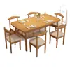 Conjunto de Mesas e Cadeiras para Aluguel, Lanchonete de Café da Manhã Fast Food, Uso Comercial de Loja de Chá com Leite, Conjunto de Mesa Moderno