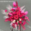 Arranjo de flores de simulação para chão decoração de local de casamento flor de seda Festa casamento passarela estrada de boas-vindas cruzamento diy