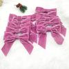 Regalo Personalizado Flocado con Nudo de Empaque Producto Terminado Decoración Navideña Lazo de Cinta Accesorios para Ropa Cincha DIY