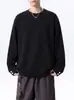 Sudadera con capucha de color liso estilo americano para hombre, nueva colección 2026, diseño moderno cleanfit, cuello redondo, estilo holgado y casual