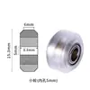 Polea para Impresora 3D Perfil de Aluminio 2020 Rueda en V Máquina de Grabado y Escritura Rueda Pasiva Rueda con Rodamiento de POM Rueda Loca Rueda Grande