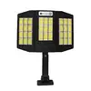 Lámpara de calle solar transfronteriza con inducción de cuerpo humano, lámpara plegable de pared para exteriores, control de luz, LED ajustable, lámpara de jardín