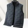 Chaqueta de plumón para hombre 2025 Otoño/Invierno 90% plumón de pato blanco Chaleco cálido Negro Dorado Grafeno Juvenil Chaleco sin mangas de plumón