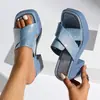 Sandálias de plataforma com salto alto, bico aberto e tiras cruzadas, estilo europeu e americano, para mulheres, salto grosso, versátil para uso externo, bico quadrado, sapatos da moda, Amazon