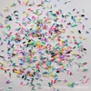 Tiras de Silicona Cilíndricas Coloridas de 1*5mm para Regalos de Manualidades de Silicona, Tiras de Silicona Coloridas, Se Pueden Cortar Especificaciones Largas y Cortas