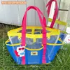 Bolsa de Gelatina Fofa de Desenho Animado Original Tengyi, Bolsa de Mão Versátil para Meninas, Bolsa de Praia para Viagem, Bolsa Transparente para Litoral, Atacado