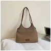 Bolsa de Ombro Retrô Simples Shuai Mi Home para Mulheres Verão 2026 Nova Bolsa de Axila Grande Capacidade Casual para Férias
