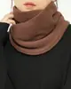 Bufanda protectora para el cuello de polar de doble cara para padres e hijos, bufanda cálida, chal pequeño, otoño e invierno