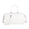 Bolsa de Viaje de Moda Transfronteriza para Mujer de Gran Capacidad Portátil para Equipaje de Mano Bolsa Deportiva de Fitness de Cuero de Alta Calidad