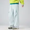 Luotuo Montanhismo Branco Esqui Jaqueta Calças Mulher Pessoa Pequena Roupa de Trabalho Calças Esportivas Verão Fino Impermeável Perna Reta Calças Casuais
