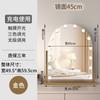 Espejo de Maquillaje con Luz Nuevo Modelo 2025, Fuente de Luz LED, Espejo de Belleza Portátil de Escritorio, Tipo Giratorio con Iluminación