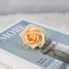 Rosa de San Valentín Flor de Jabón de Tres Capas Cabeza de Flor Jabón Flor Rosa Inmortal con Base Torso Ramo DIY Casero