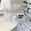 Funda de Teléfono Móvil con Soporte Magnético de Alas de Estrella Coloridas para 18Promax Adecuada para Apple 16Pro Magnética de Doble Capa 17Pro
