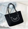 Bolso de lona de gran capacidad para mamá, bolso de compras de mano, bolso de hombro informal, bolso de mujer al por mayor, novedad de 2022