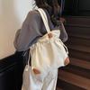 Bolsa Tote Casual Estilo Coreano para Estudantes para Aula Verão 2026 Nova Bolsa de Ombro de Mão Grande Capacidade Bolsa para o Dia a Dia
