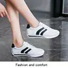 Zapatos Deportivos Casuales con Cordones Nuevos Transfronterizos, Suelas Suaves, Versátiles Zapatos Forrest Gump, Zapatos Planos Antideslizantes para Estudiantes, Zapatos Blancos de Cuero Suave