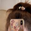 2024 Nuevo Estilo Elegante Carta de Amor Anillo para el Cabello Popular en Internet para Mujeres Perla Ponyo Cuerda para el Cabello Todo-partido Bola en la Cabeza Tendón de Goma Accesorios para el Cabello