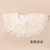 Babador Redondo de Renda para Bebê Transfronteiriço Algodão Gaze Grau A Toalha de Saliva Babador Floral para Bebê Suprimentos para Mãe e Bebê
