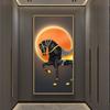 Ocho juntu pintura decorativa moderna de lujo ligero para pasillo versión vertical caballo elegante al éxito pintura colgante pintura para pasillo de sala de estar
