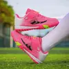 Tacos de Fútbol Juveniles para Niños Estudiantes TF Tacos Cortos Antideslizantes Resistentes al Desgaste Césped Artificial Campus Entrenamiento Competición Zapatos de Fútbol