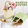 Nueva Bolsa de Playa Portátil para Almacenamiento, Bolsa de Natación, Cesta de Compras de Color Caramelo Engrosada y Profundizada, Bolsa para Camping al Aire Libre, Bolsa para Mascotas