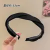 Diadema de Esponja Color Café Otoño Invierno para Mujer Estilo Coreano Uso Diario Versátil Diadema Alta para la Frente para Lavarse la Cara Atadura de Pelo Pinza para el Cabello