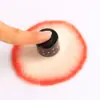 Cepillo de polvo para uñas de fábrica mango corto pelo suave sin pelusa brocha de maquillaje base con taladro de estrella cepillo para polvo de uñas