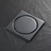 Coladera de Piso Rectangular con Núcleo Magnético de Fábrica a Prueba de Insectos y Olores Acero Inoxidable 304 Gris Gunmetal