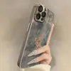 Capa Retro Anti-Impressão Compatível com Apple 17 Pro Max, Capa de Celular Personalizada 1615, Capa Espelhada Criativa para iPhone 14 13