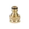 Conector de cobre para lavadora, conector estándar para pistola de agua de lavado de automóviles, conector para tubería de agua de 4 puntos y 6 puntos, conector para grifo de conversión.