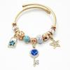 Pulsera con colgante de delfín de plata transfronterizo de Panjia, video de cuentas de amor, nicho al por mayor, nuevo animal al por mayor